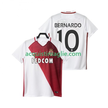 Divisa di Calcio AS Monaco BERNARDO 10 2016 2017 Prima